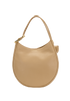 Large Crescent, &pound;195, Handbags, Beige, Leather, Back view